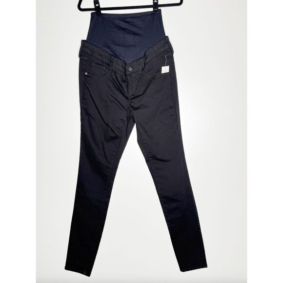 New Old Navy Maternity Never-Fade Full-Panel Rockstar Jeans Women's Size 8 Long - Picture 1 of 8